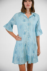 Sullivan Swing | Bluebell Stripe