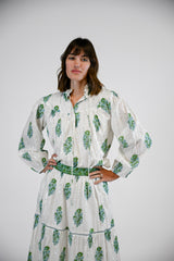 Olive Blouse | Hibiscus