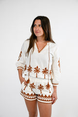 Avery Blouse | Sandstone