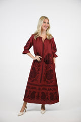 Bella Maxi | Garnet Paisley