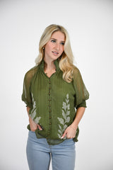 Kennedy Blouse | Sage Wind
