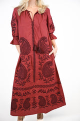 Bella Maxi | Garnet Paisley