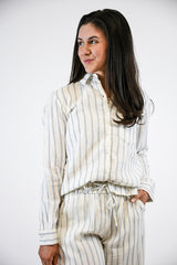 Isla Blouse | Saltwater Stripe
