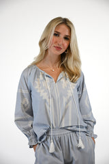 Daisy Blouse | Mist Diamond