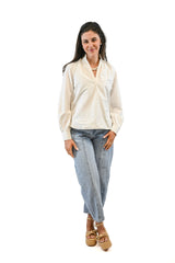 Gracie Blouse | Coconut Milk