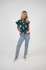 Bays Blouse | Frosted Crest