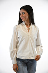 Gracie Blouse | Coconut Milk
