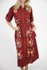 Penelope Maxi | Garnet Petal