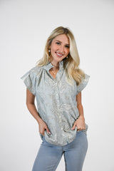 Bays Blouse | Misty Paisley