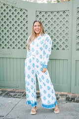 Millie Blouse | Petite Blue