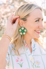 Periwinkle | Green Earring