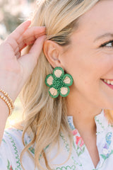 Periwinkle | Green Earring