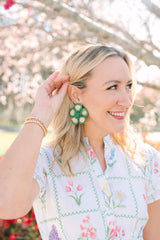 Periwinkle | Green Earring