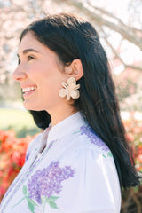 The Sea Holly Earring