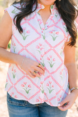 Bays Blouse | Petal Lattice