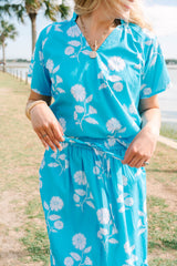 Olivia Blouse | Blue Quartz