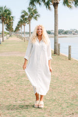 Elodie Maxi | Saltwater Stripe