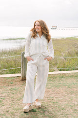 Isla Blouse | Saltwater Stripe