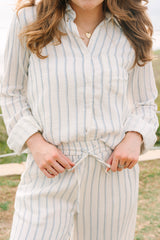 Isla Blouse | Saltwater Stripe