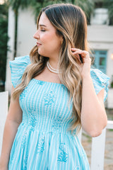 Kale | Bluebell Stripe