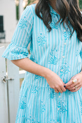 Sullivan Swing | Bluebell Stripe