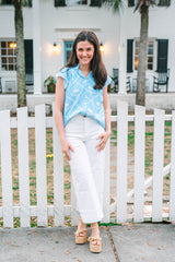 Bays Blouse | Perwinkle Bloom
