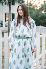 Olive Blouse | Hibiscus