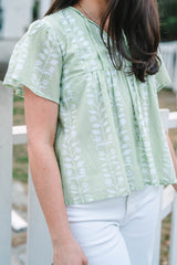 Catalina Blouse | Botanical Vine