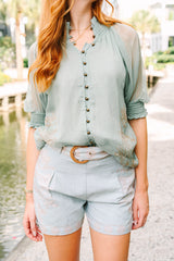 Kennedy Blouse | Frosted Mint