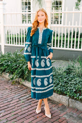 Phoebe | Indigo Paisley