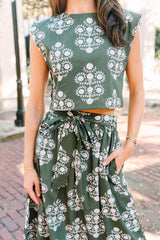 Freya Skirt | Evergreen