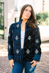 Florence Jacket | Indigo