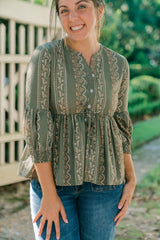 Nevaeh Blouse | Autumn Lace