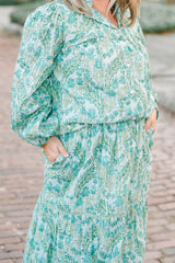 Olive Blouse | Misty Garden