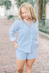 Isla Blouse | Seersucker