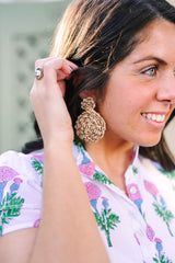 Hydrangea Flower Earring