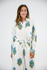 Millie Blouse | Blue Hydrangea