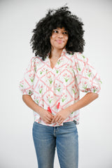 Middleton Blouse | Petal Lattice