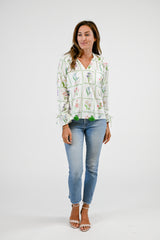 Chloe Blouse | Botanical Library