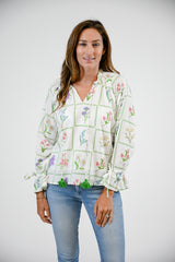 Chloe Blouse | Botanical Library