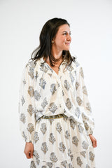 Olive Blouse | Antique Bloom