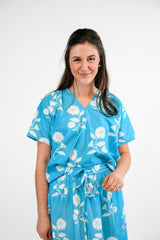 Olivia Blouse | Blue Quartz