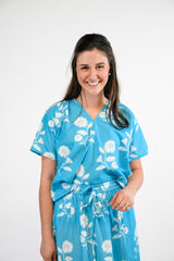 Olivia Blouse | Blue Quartz