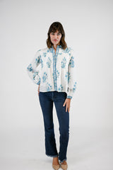 Daisy Blouse | Azure Bloom