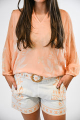Ciella Blouse | Apricot
