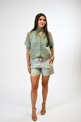 Kennedy Blouse | Frosted Mint