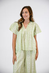 Catalina Blouse | Botanical Vine