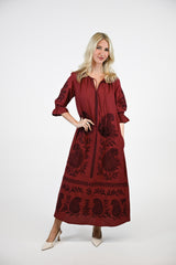 Bella Maxi | Garnet Paisley