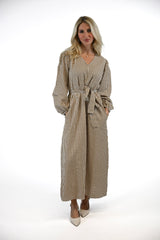 Zoie Maxi | Sandstone Gingham