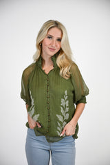 Kennedy Blouse | Sage Wind